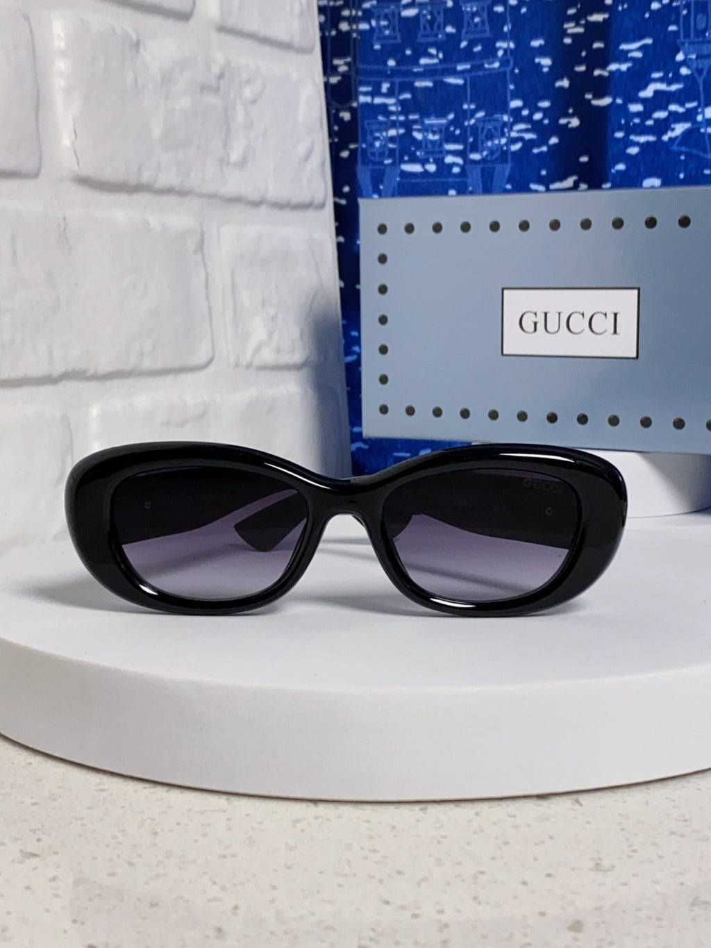 Gucci Oval Silver Lens Sunglasses for Men & Women - 357951 - detail image 2