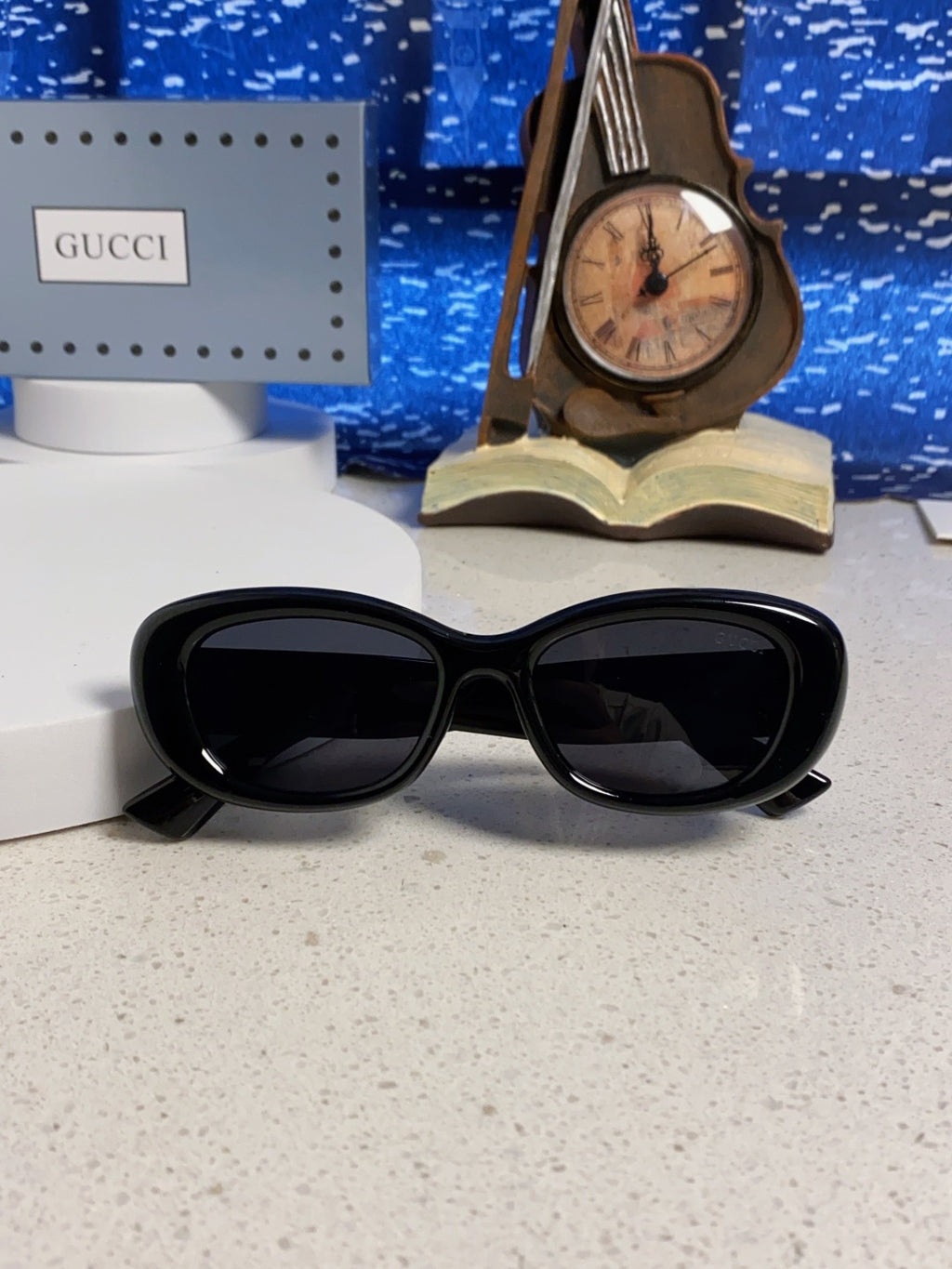 Gucci Oval Gold Lens Sunglasses for Men & Women - 357952 - detail image 9