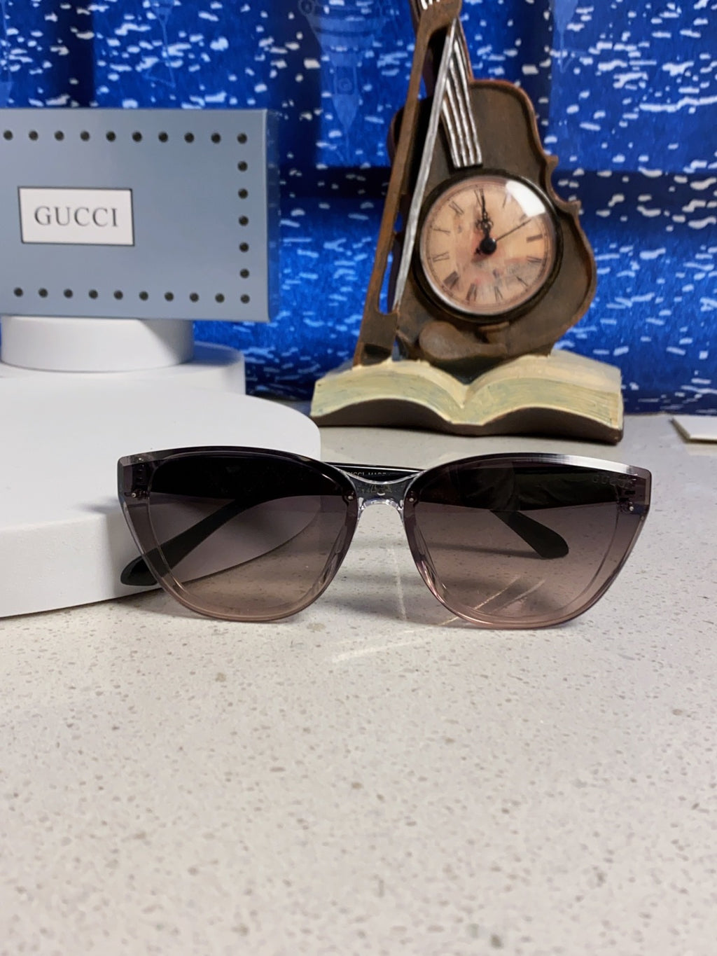 Gucci Cat-Eye Silver Lens Sunglasses for Men & Women - 357953 - detail image 9