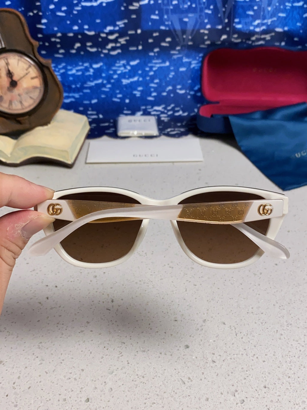 Gucci Cat-Eye Brown Lens Sunglasses for Men & Women - 357956 - detail image 5