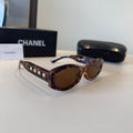 Chanel Oversized Brown Lens Sunglasses for Men & Women - 158298