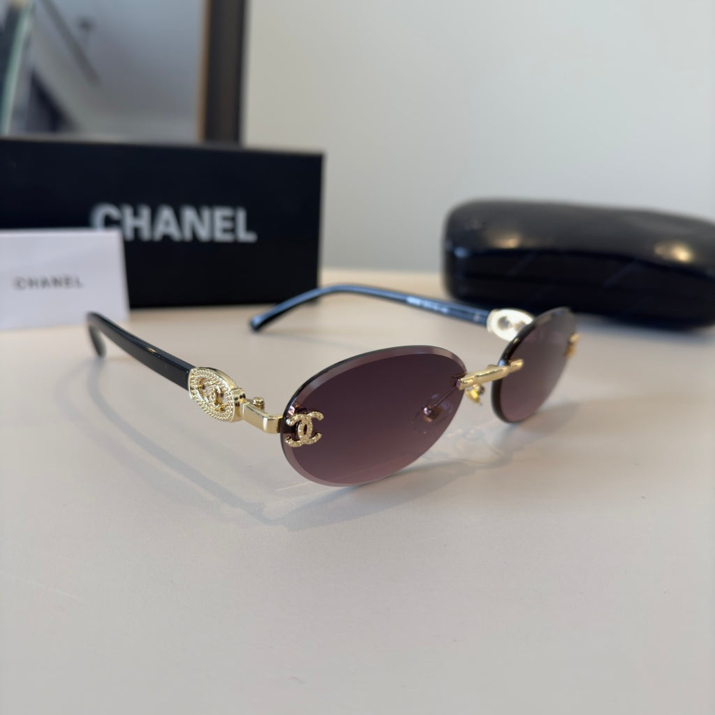 Chanel Fashion Silver Lens Sunglasses for Men & Women - 158300