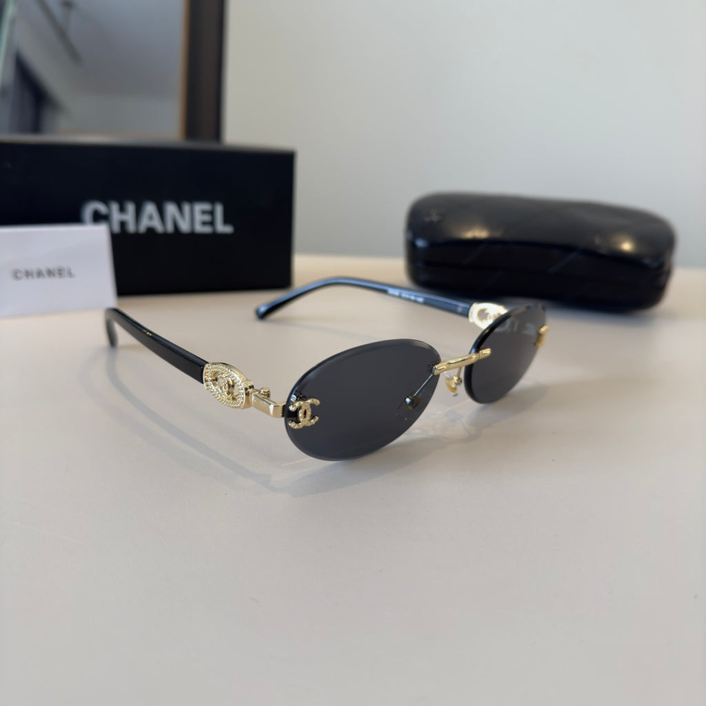 Chanel Fashion Silver Lens Sunglasses for Men & Women - 465138