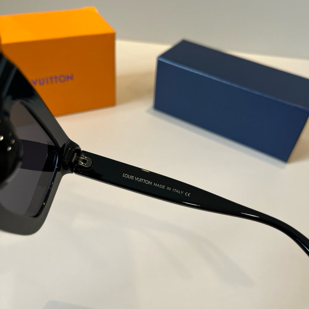 Louis Vuitton 7782 Fashion Black Lens Sunglasses for Men & Women - detail image 5