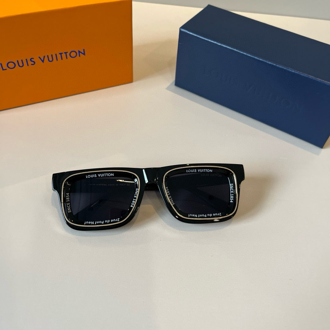 Louis Vuitton 7782 Fashion Black Lens Sunglasses for Men & Women - detail image 10