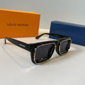 Louis Vuitton 7782 Fashion Black Lens Sunglasses for Men & Women