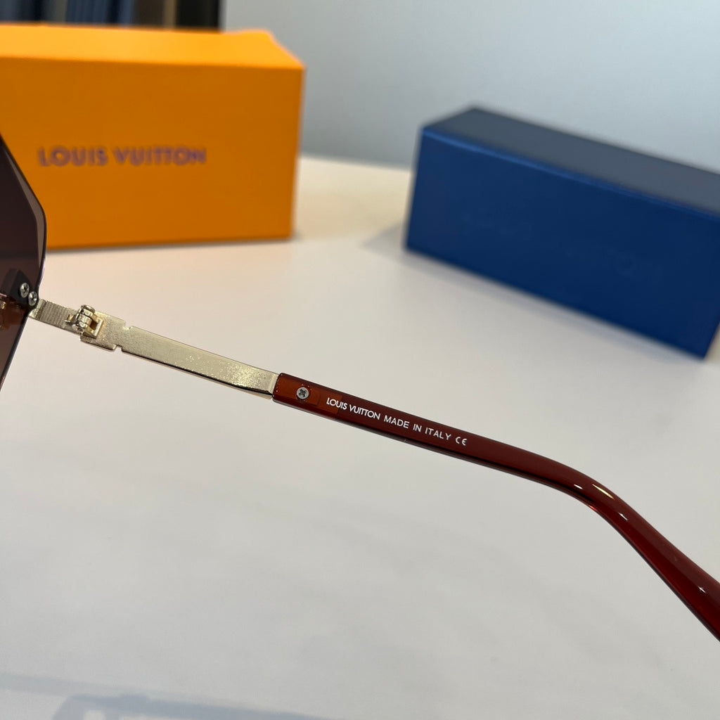 Louis Vuitton Fashion Red Lens Sunglasses for Men & Women - 486279 - detail image 5
