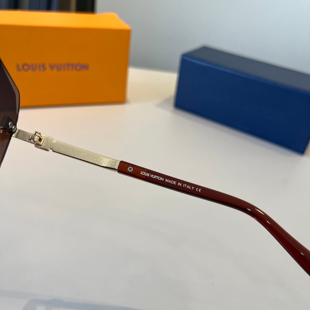 Louis Vuitton Fashion Red Lens Sunglasses for Men & Women - 997405 - detail image 5