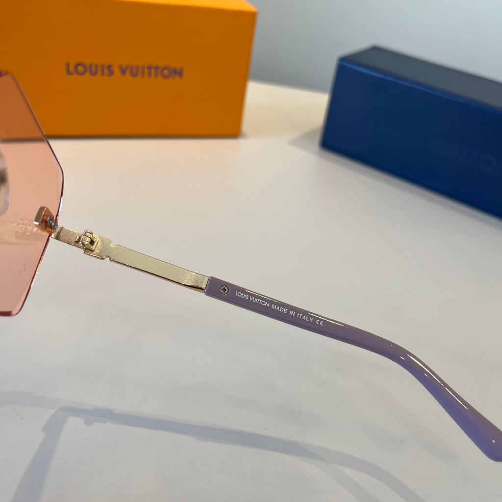 Louis Vuitton Fashion Gold Lens Sunglasses for Men & Women - 357679 - detail image 4