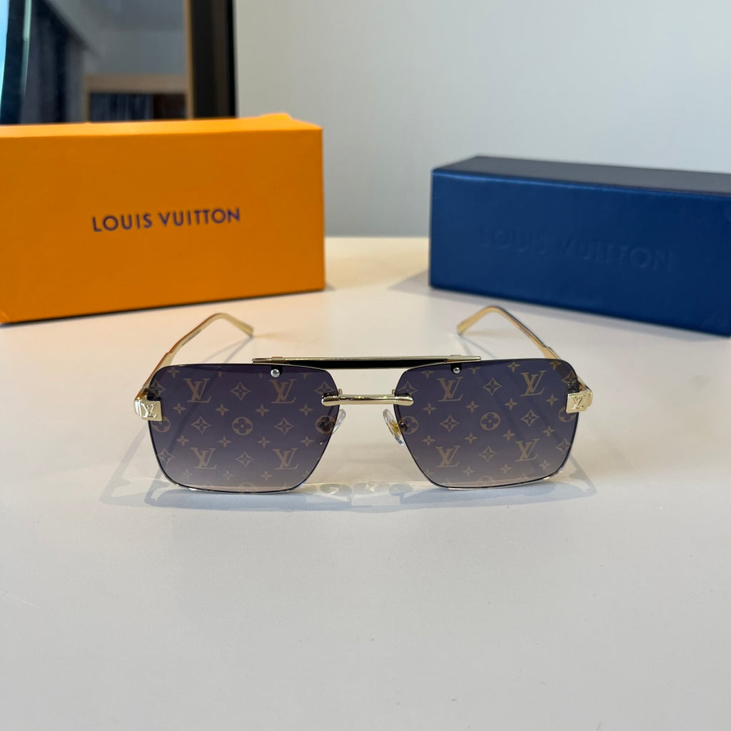 Louis Vuitton Metal Aviator Silver Lens Sunglasses for Men & Women - 997410 - detail image 2