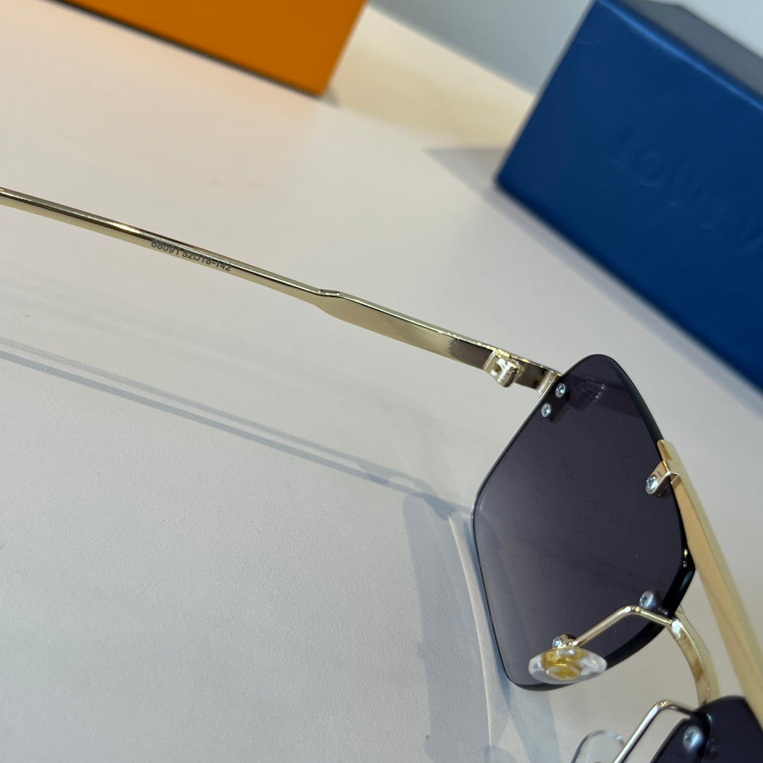 Louis Vuitton Metal Aviator Silver Lens Sunglasses for Men & Women - 997410 - detail image 5