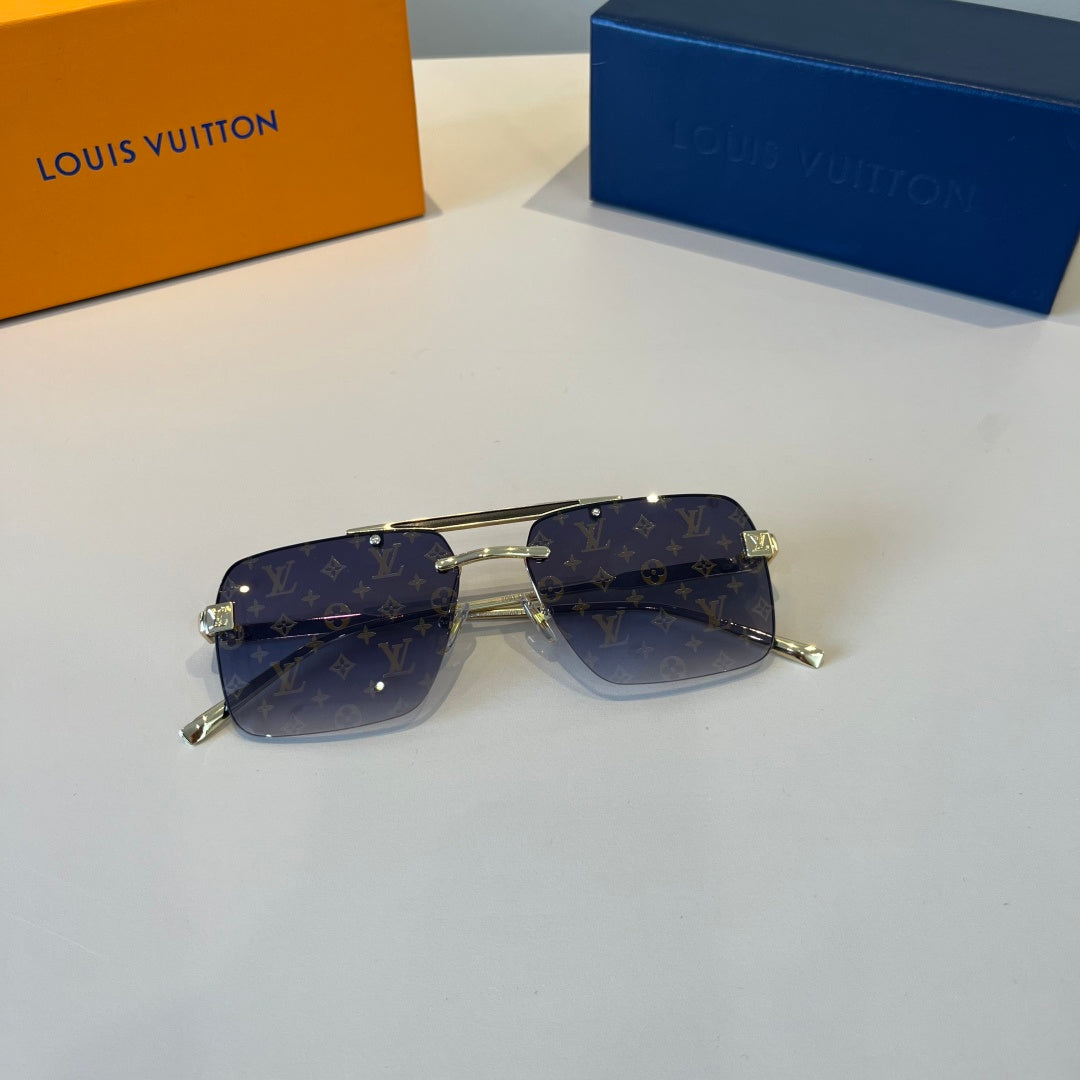 Louis Vuitton Metal Aviator Silver Lens Sunglasses for Men & Women - 997410 - detail image 10