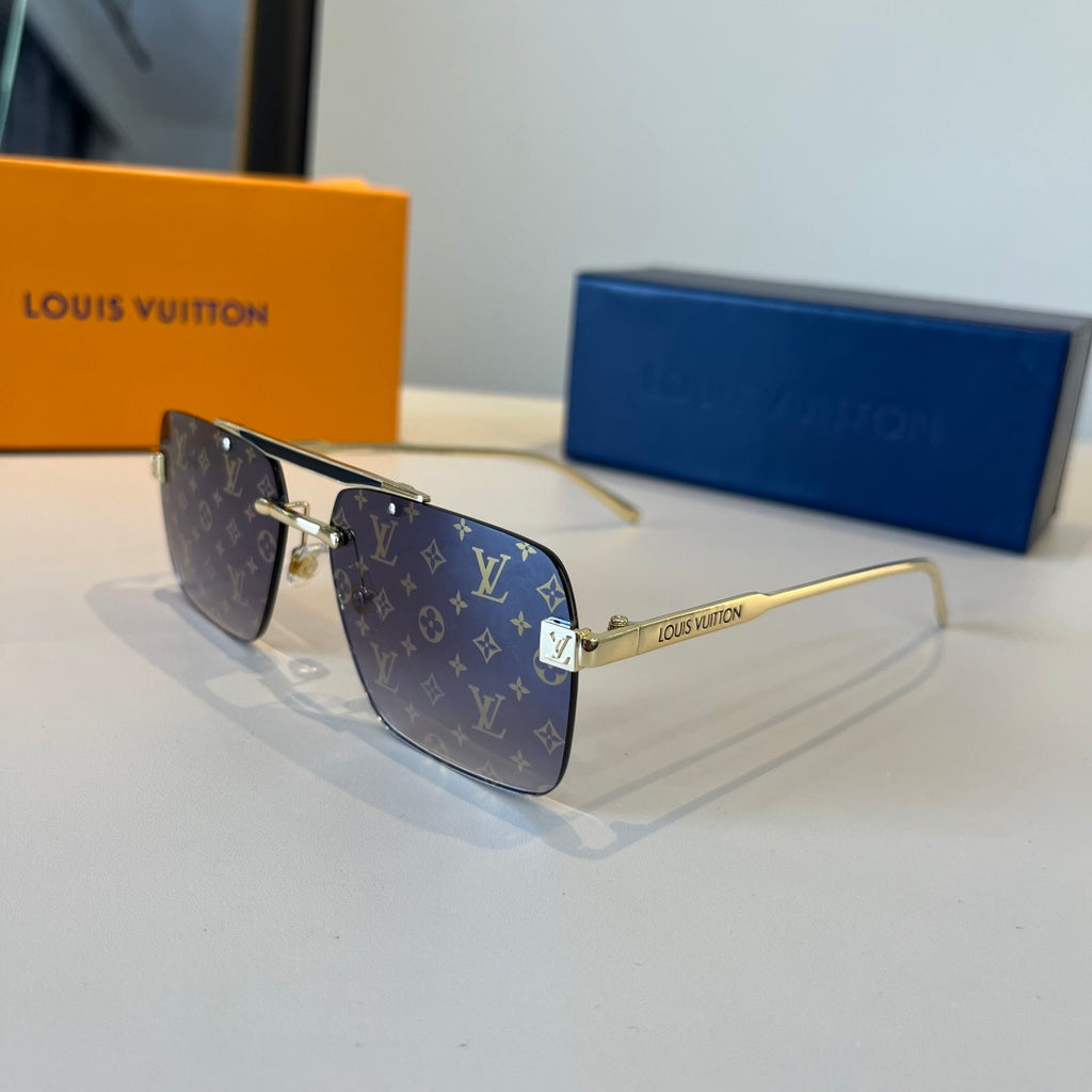 Louis Vuitton Metal Aviator Silver Lens Sunglasses for Men & Women - 997410 - detail image 3