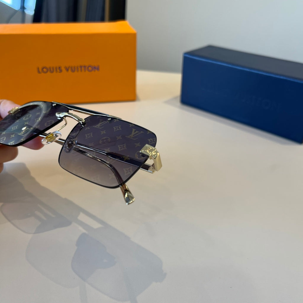 Louis Vuitton Metal Aviator Silver Lens Sunglasses for Men & Women - 997410 - detail image 9