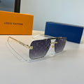 Louis Vuitton Metal Aviator Silver Lens Sunglasses for Men & Women - 997410