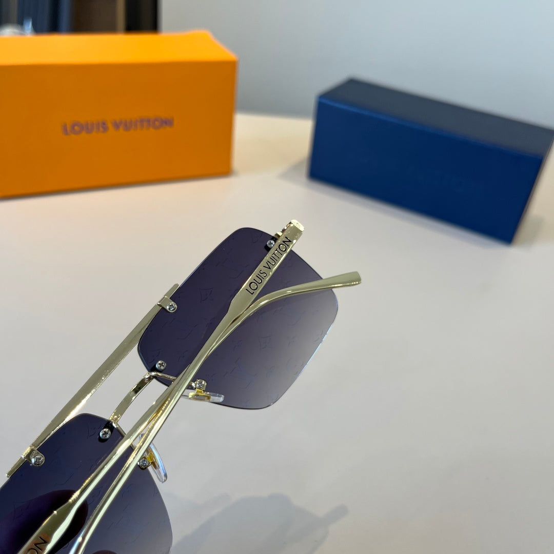Louis Vuitton Metal Aviator Silver Lens Sunglasses for Men & Women - 997410 - detail image 7