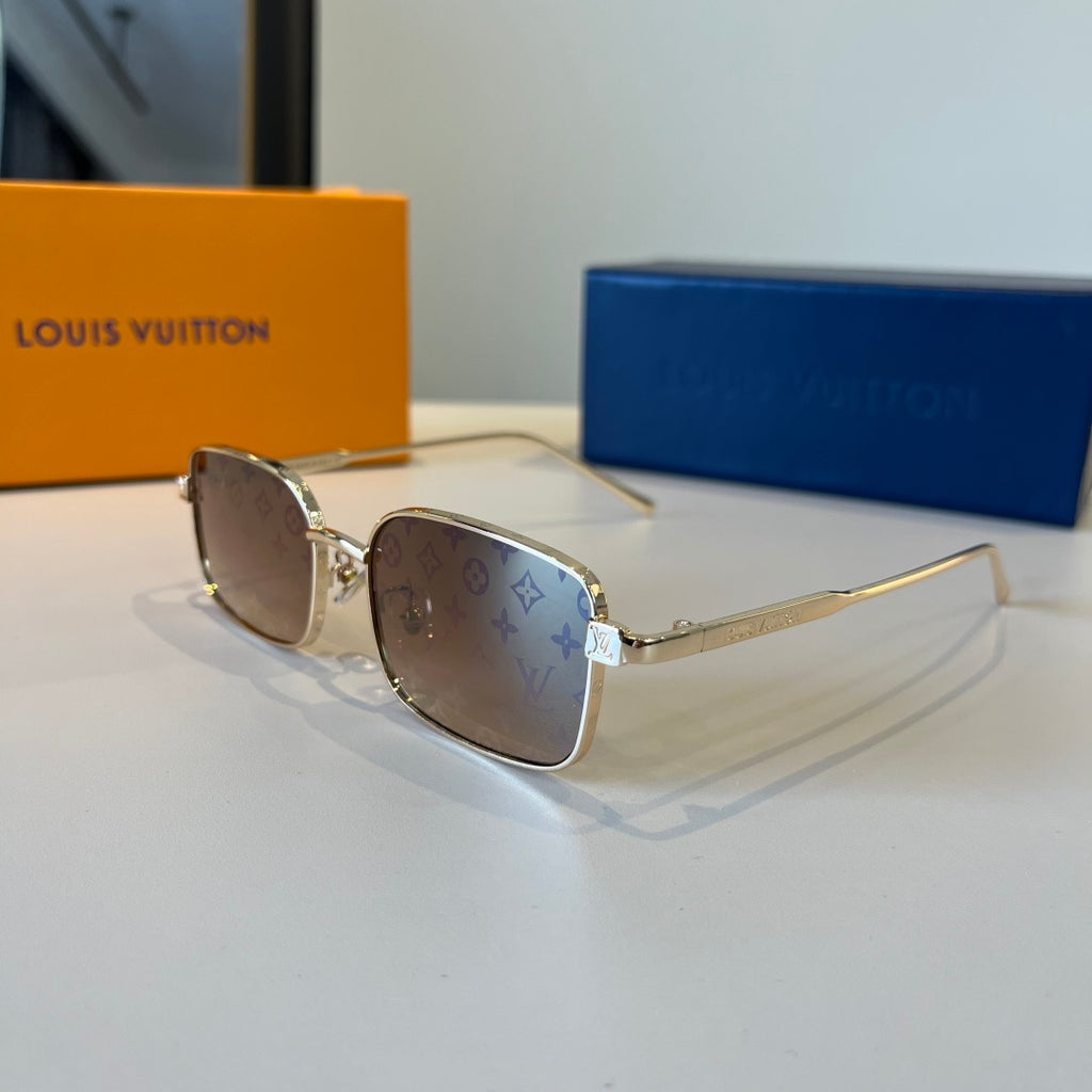 Louis Vuitton Metal Fashion Brown Lens Sunglasses for Men & Women - 997411 - detail image 3
