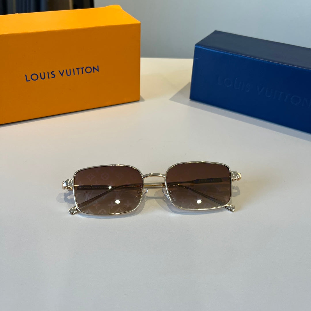 Louis Vuitton Metal Fashion Brown Lens Sunglasses for Men & Women - 997411 - detail image 9