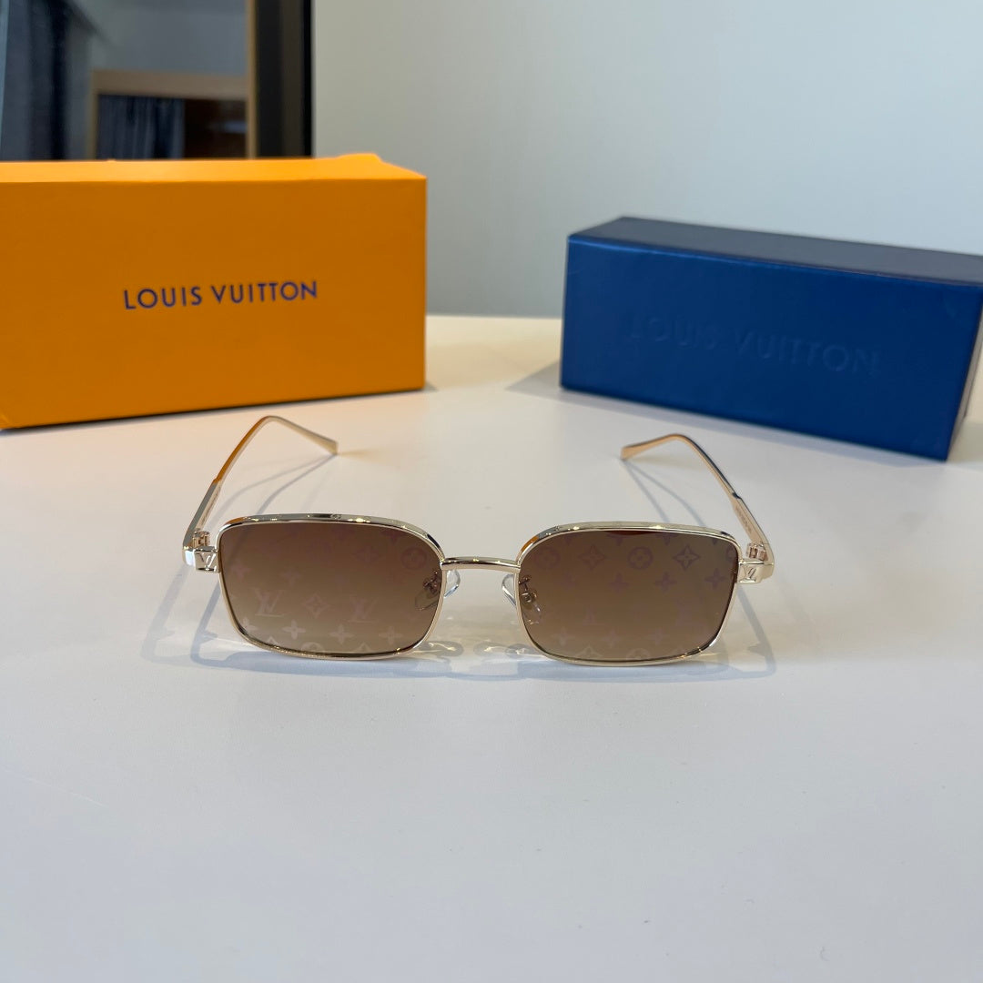 Louis Vuitton Metal Fashion Brown Lens Sunglasses for Men & Women - 997411 - detail image 2