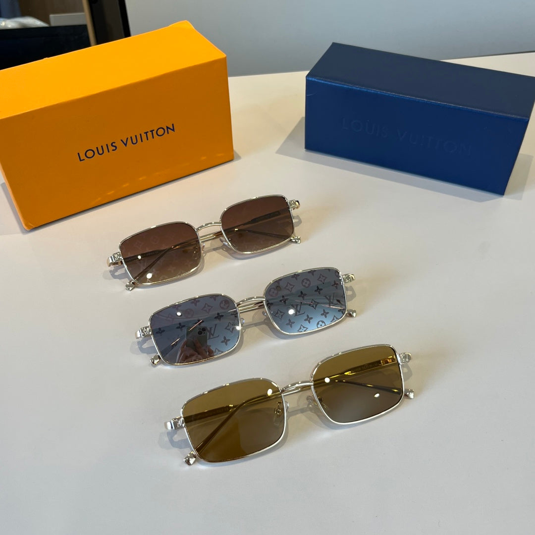 Louis Vuitton Metal Fashion Brown Lens Sunglasses for Men & Women - 997411 - detail image 10