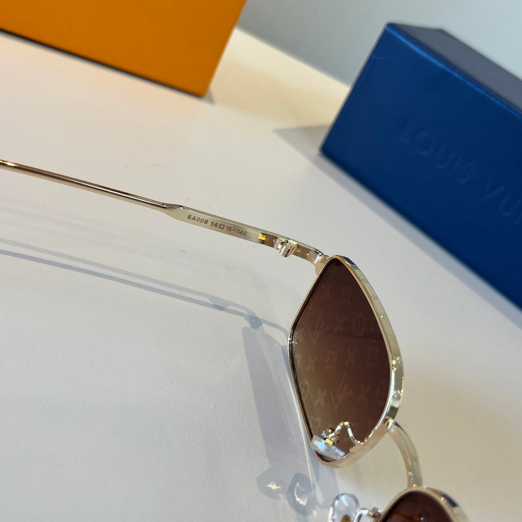 Louis Vuitton Metal Fashion Brown Lens Sunglasses for Men & Women - 997411 - detail image 5