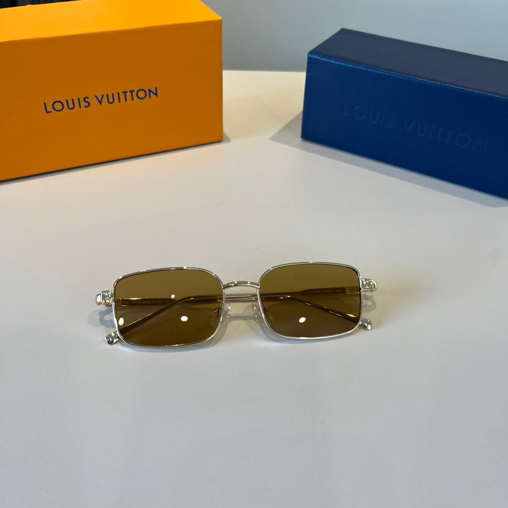 Louis Vuitton Metal Fashion Brown Lens Sunglasses for Men & Women - 997412 - detail image 10
