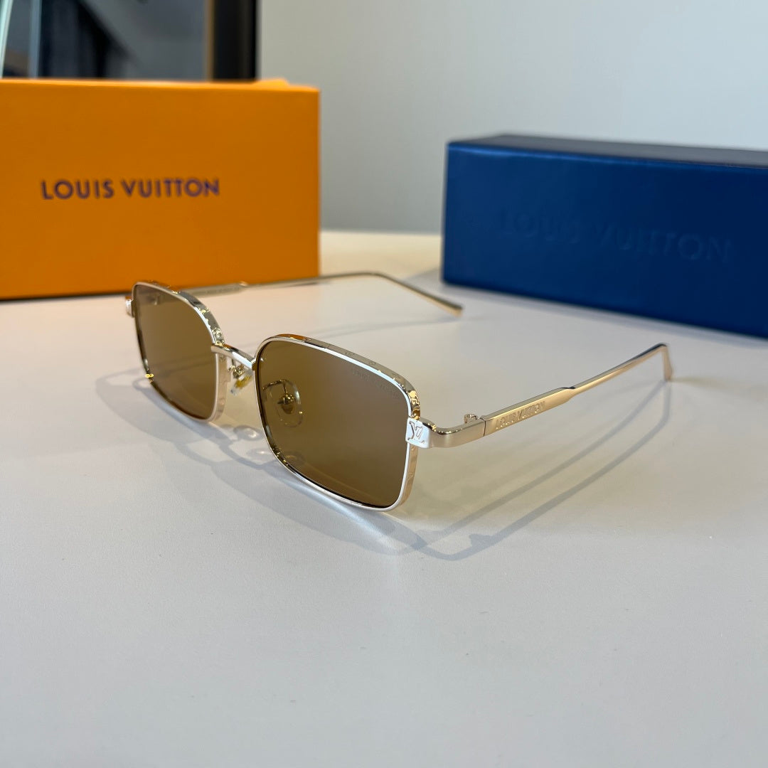 Louis Vuitton Metal Fashion Brown Lens Sunglasses for Men & Women - 997412 - detail image 3