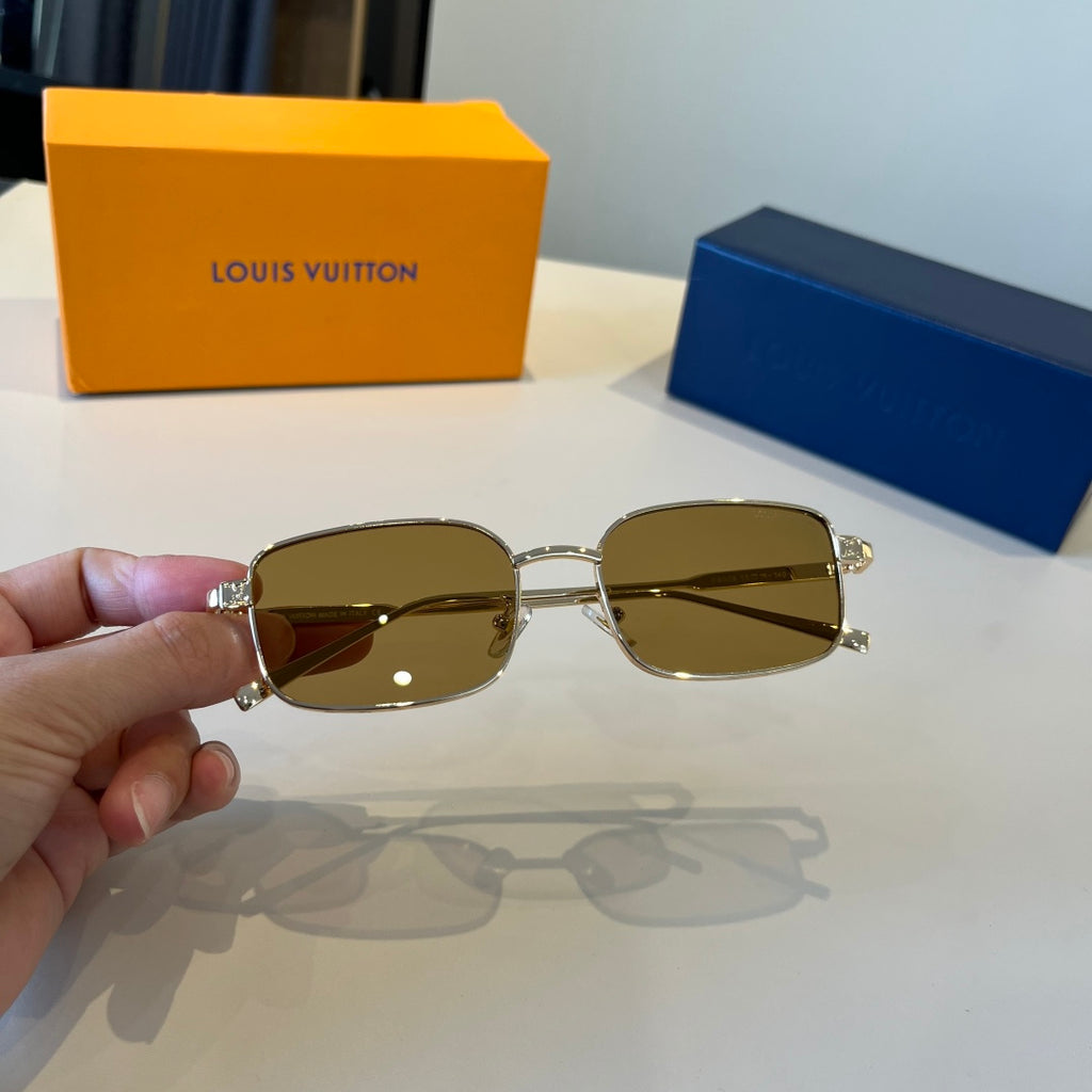 Louis Vuitton Metal Fashion Brown Lens Sunglasses for Men & Women - 357668 - detail image 9
