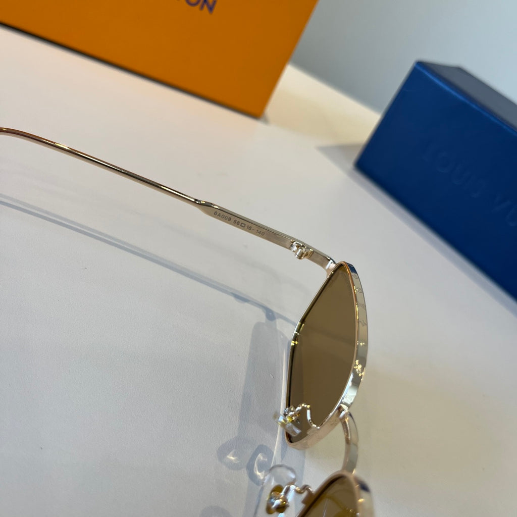 Louis Vuitton Metal Fashion Brown Lens Sunglasses for Men & Women - 997412 - detail image 5