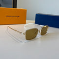 Louis Vuitton Metal Fashion Brown Lens Sunglasses for Men & Women - 997412