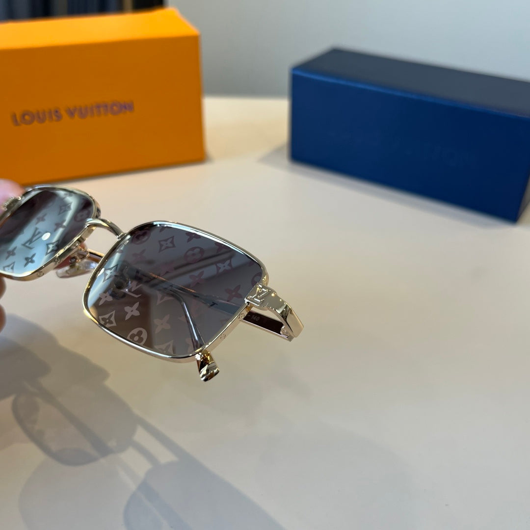 Louis Vuitton Metal Fashion Silver Lens Sunglasses for Men & Women - 486284 - detail image 8