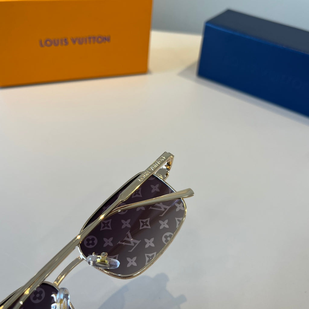 Louis Vuitton Metal Fashion Silver Lens Sunglasses for Men & Women - 486284 - detail image 6