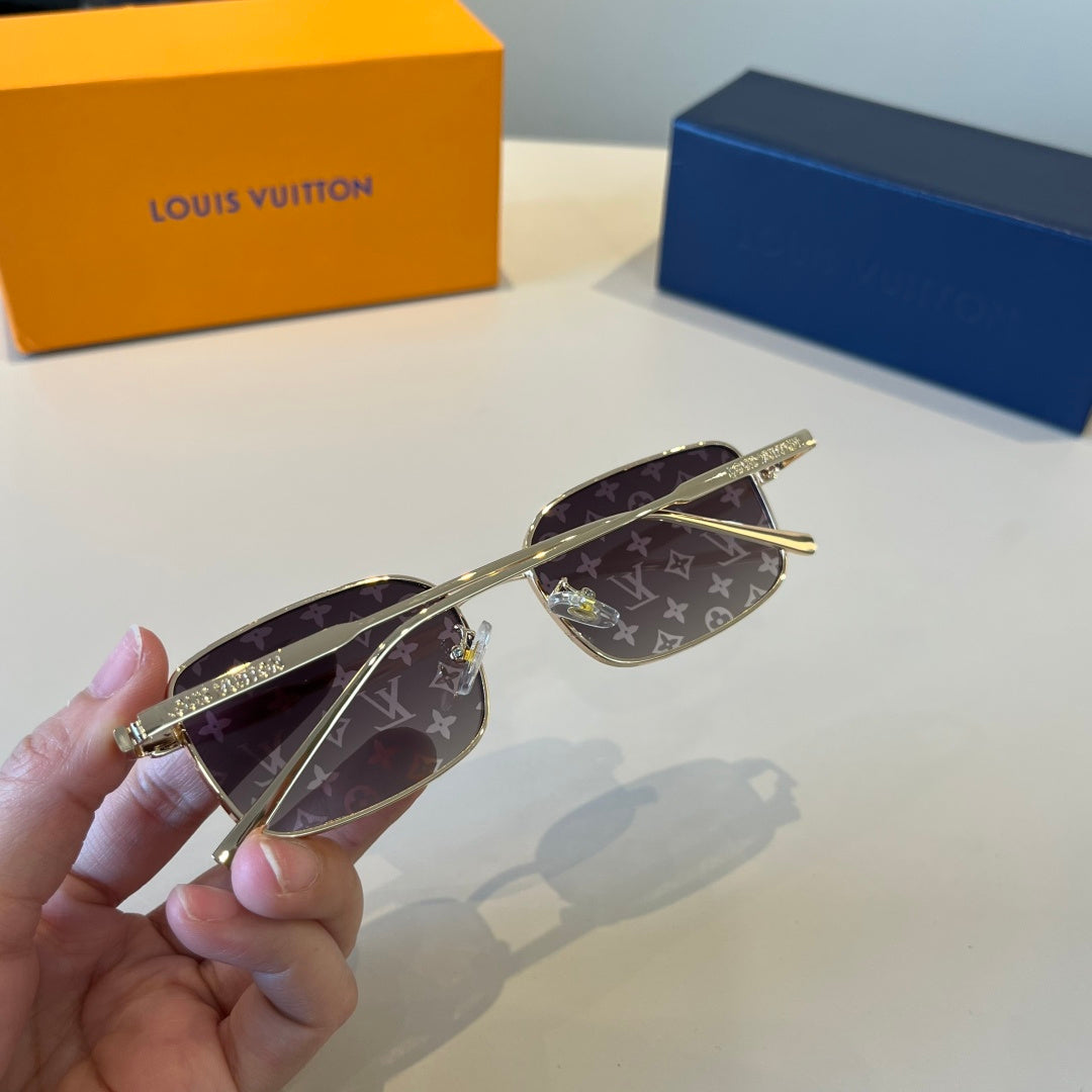 Louis Vuitton Metal Fashion Silver Lens Sunglasses for Men & Women - 486284 - detail image 7
