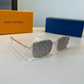Louis Vuitton Metal Fashion Silver Lens Sunglasses for Men & Women - 357669