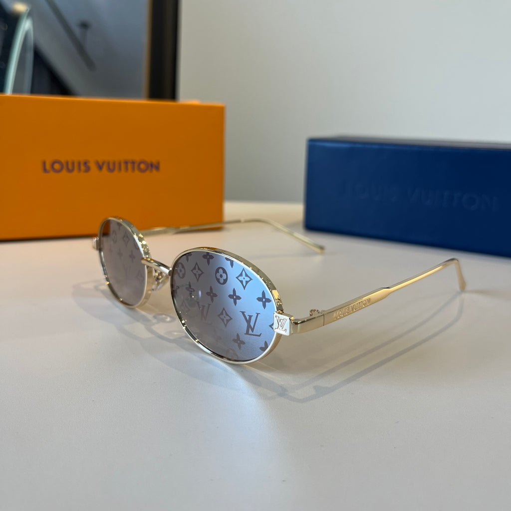 Louis Vuitton Metal Fashion Silver Lens Sunglasses for Men & Women - 997415 - detail image 3