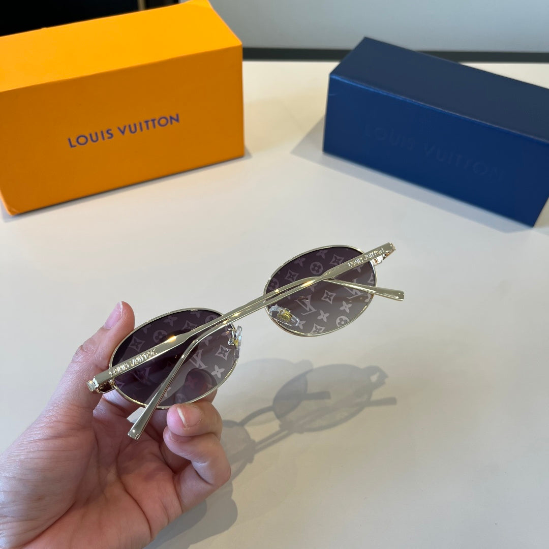 Louis Vuitton Metal Fashion Silver Lens Sunglasses for Men & Women - 997415 - detail image 7