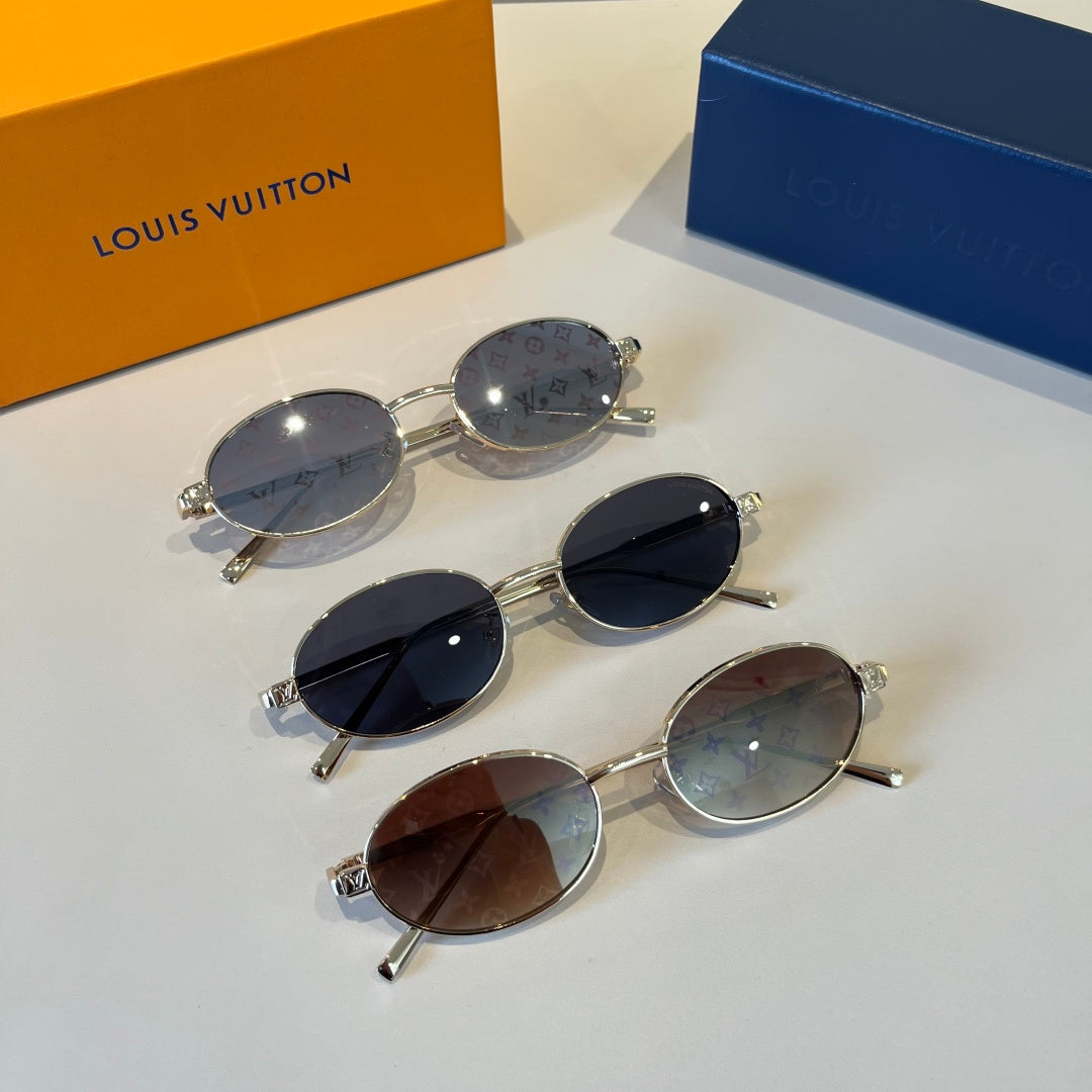 Louis Vuitton Metal Fashion Silver Lens Sunglasses for Men & Women - 486157 - detail image 9