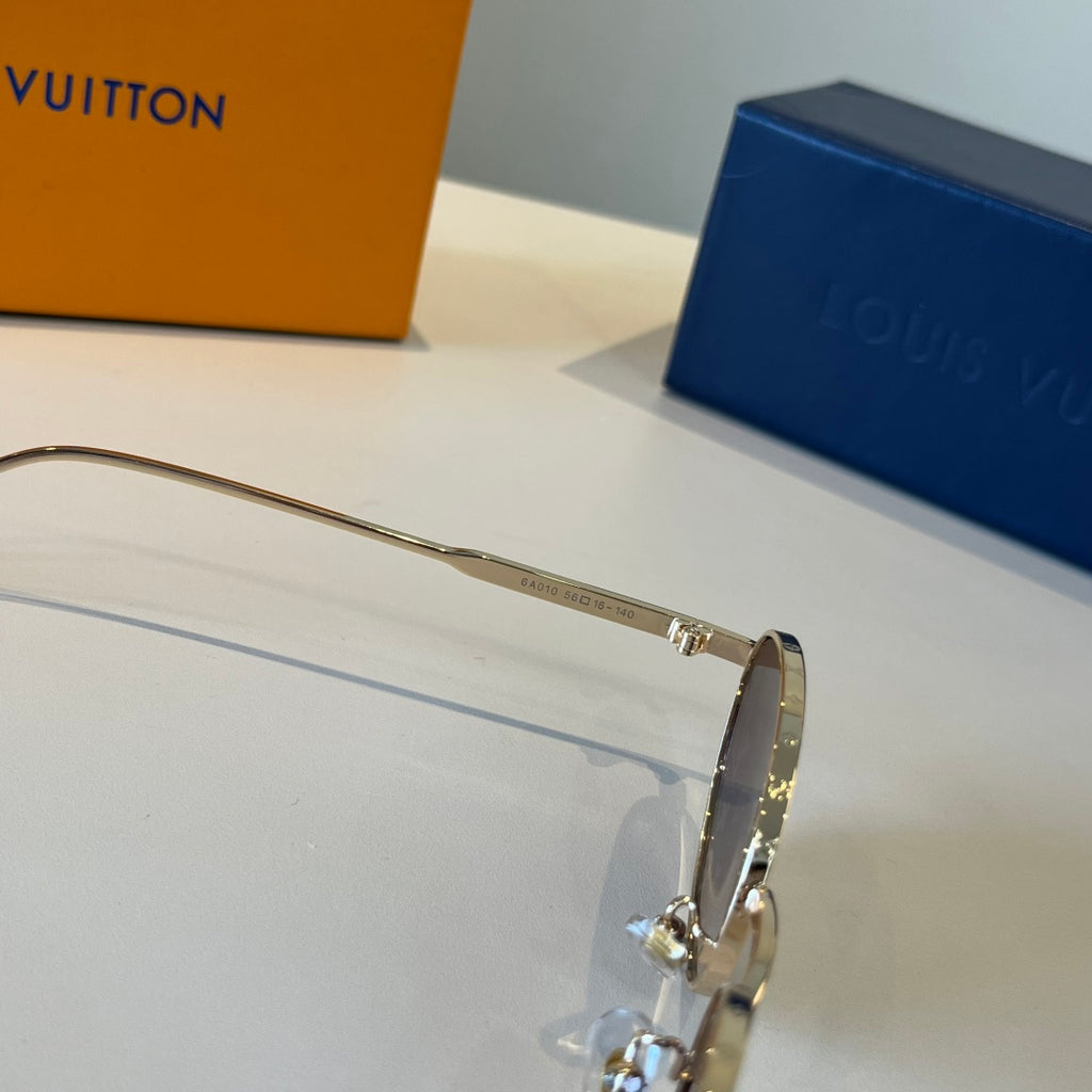 Louis Vuitton Metal Fashion Silver Lens Sunglasses for Men & Women - 997415 - detail image 5