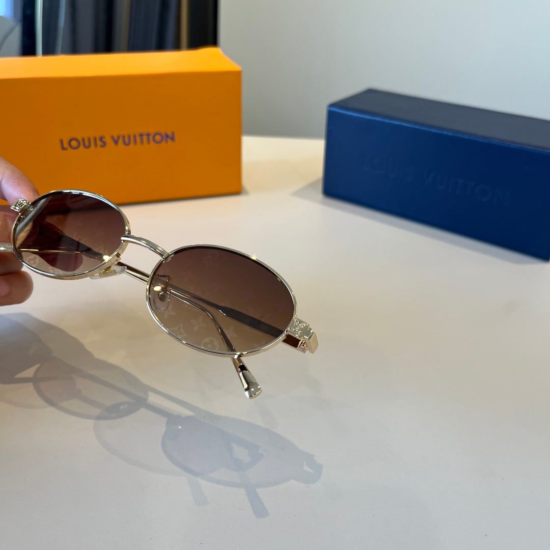Louis Vuitton Metal Fashion Brown Lens Sunglasses for Men & Women - 997417 - detail image 8