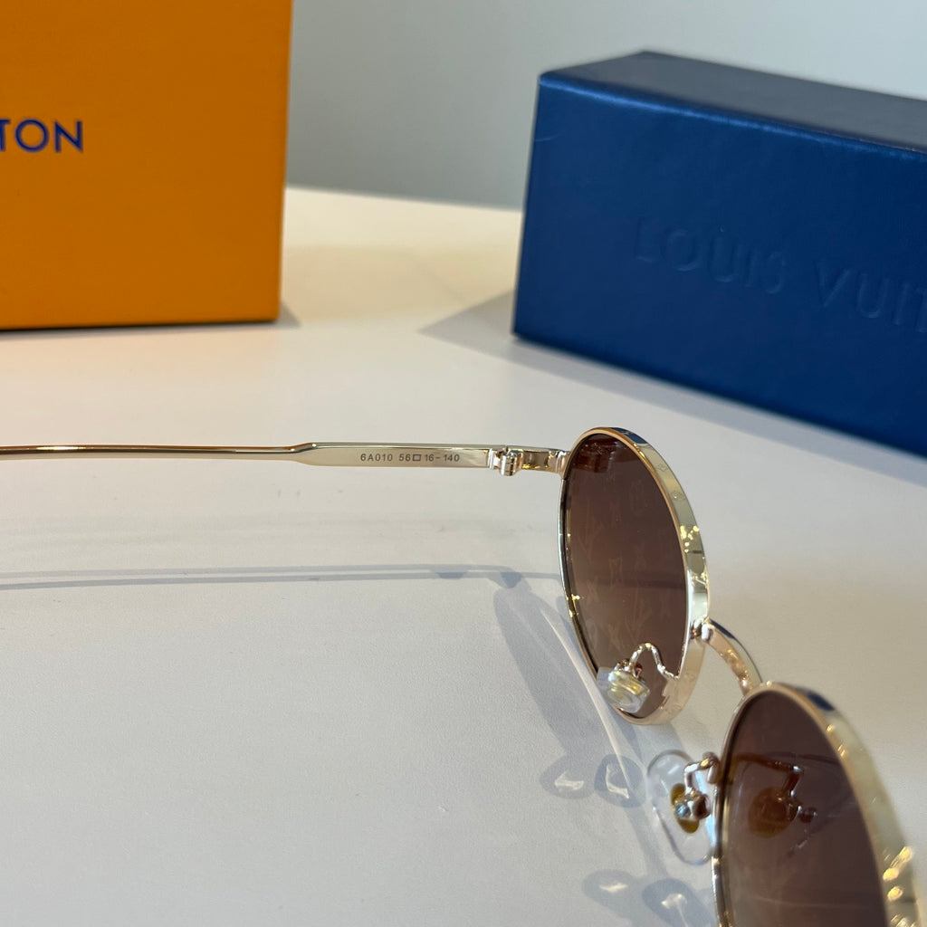 Louis Vuitton Metal Fashion Brown Lens Sunglasses for Men & Women - 997417 - detail image 5