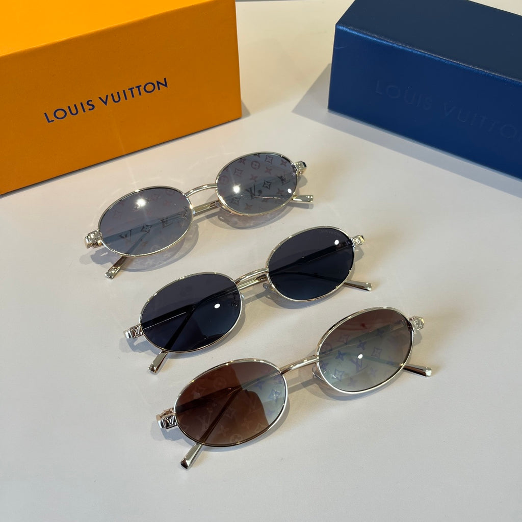 Louis Vuitton Metal Fashion Brown Lens Sunglasses for Men & Women - 357674 - detail image 10
