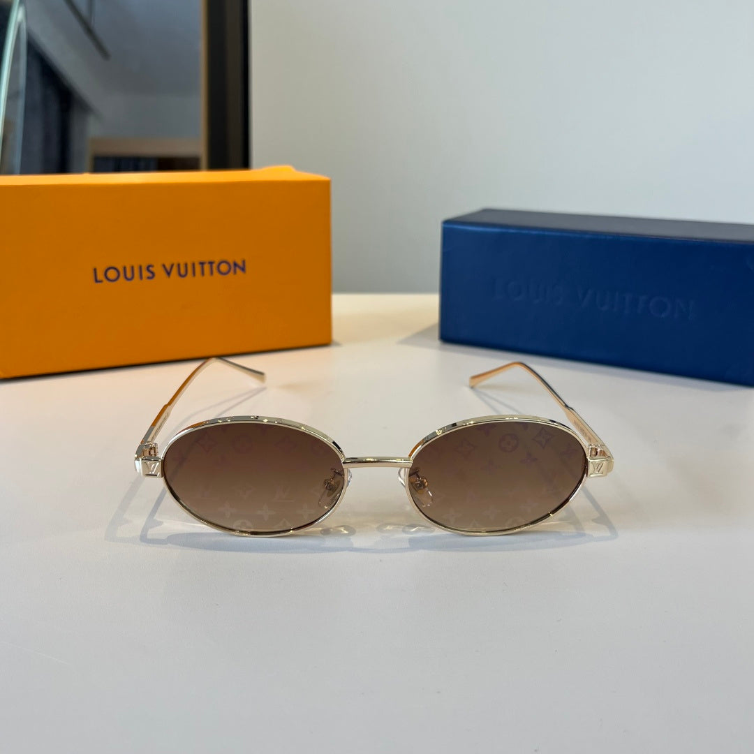 Louis Vuitton Metal Fashion Brown Lens Sunglasses for Men & Women - 997417 - detail image 2