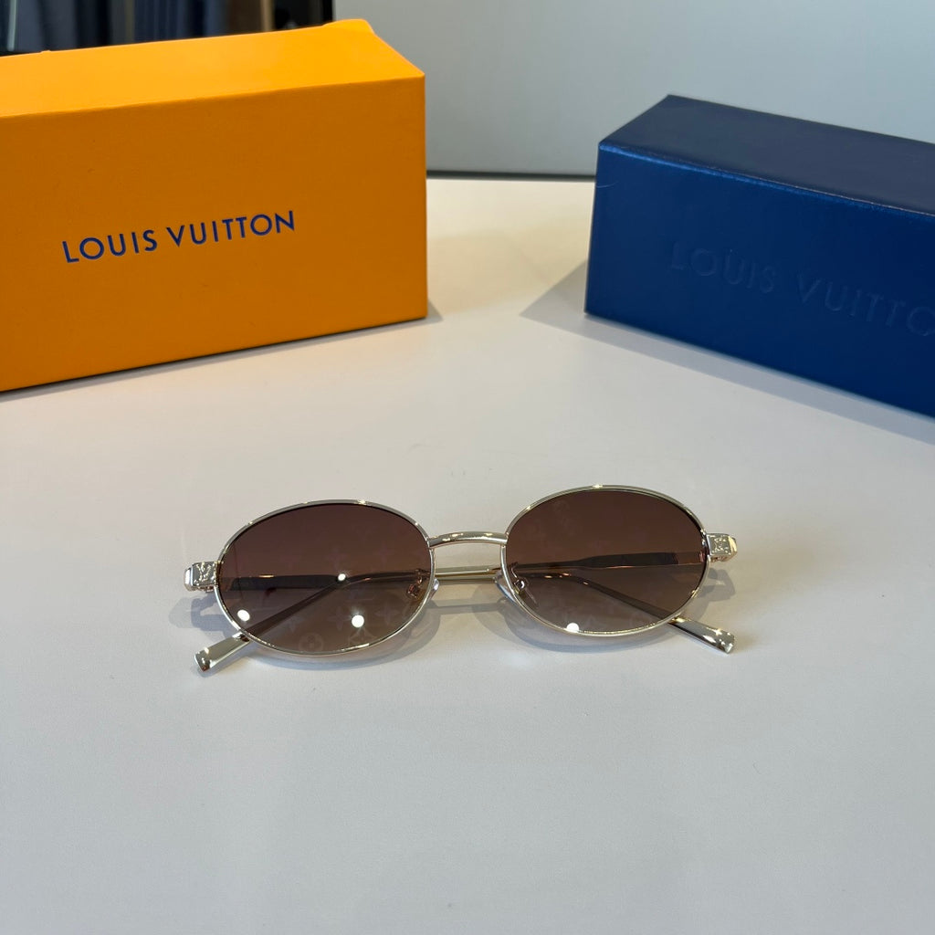 Louis Vuitton Metal Fashion Brown Lens Sunglasses for Men & Women - 997417 - detail image 9