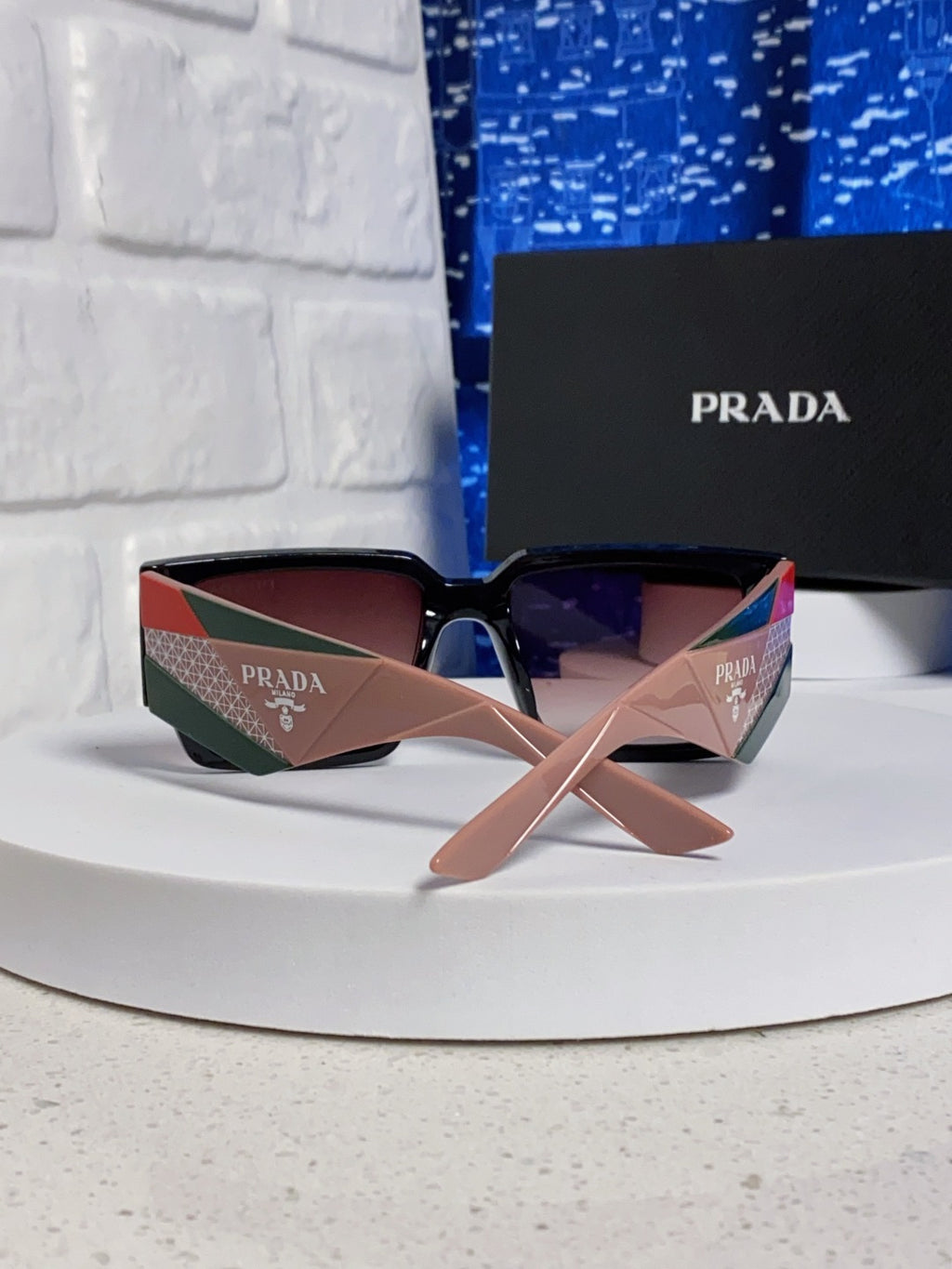 Prada Fashion Red Lens Sunglasses for Men & Women - 382721 - detail image 3