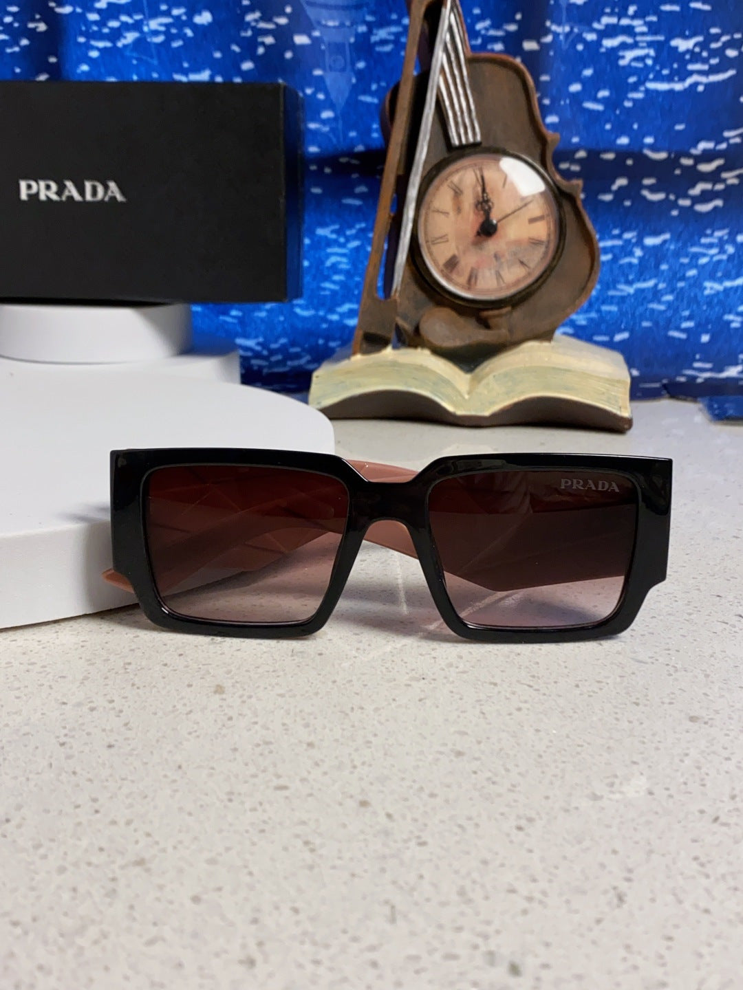 Prada Fashion Red Lens Sunglasses for Men & Women - 382721 - detail image 9