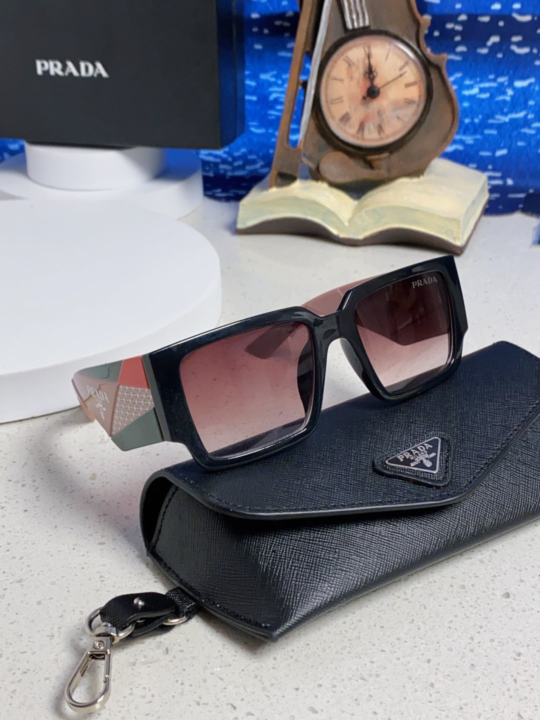 Prada Fashion Red Lens Sunglasses for Men & Women - 382721 - detail image 10