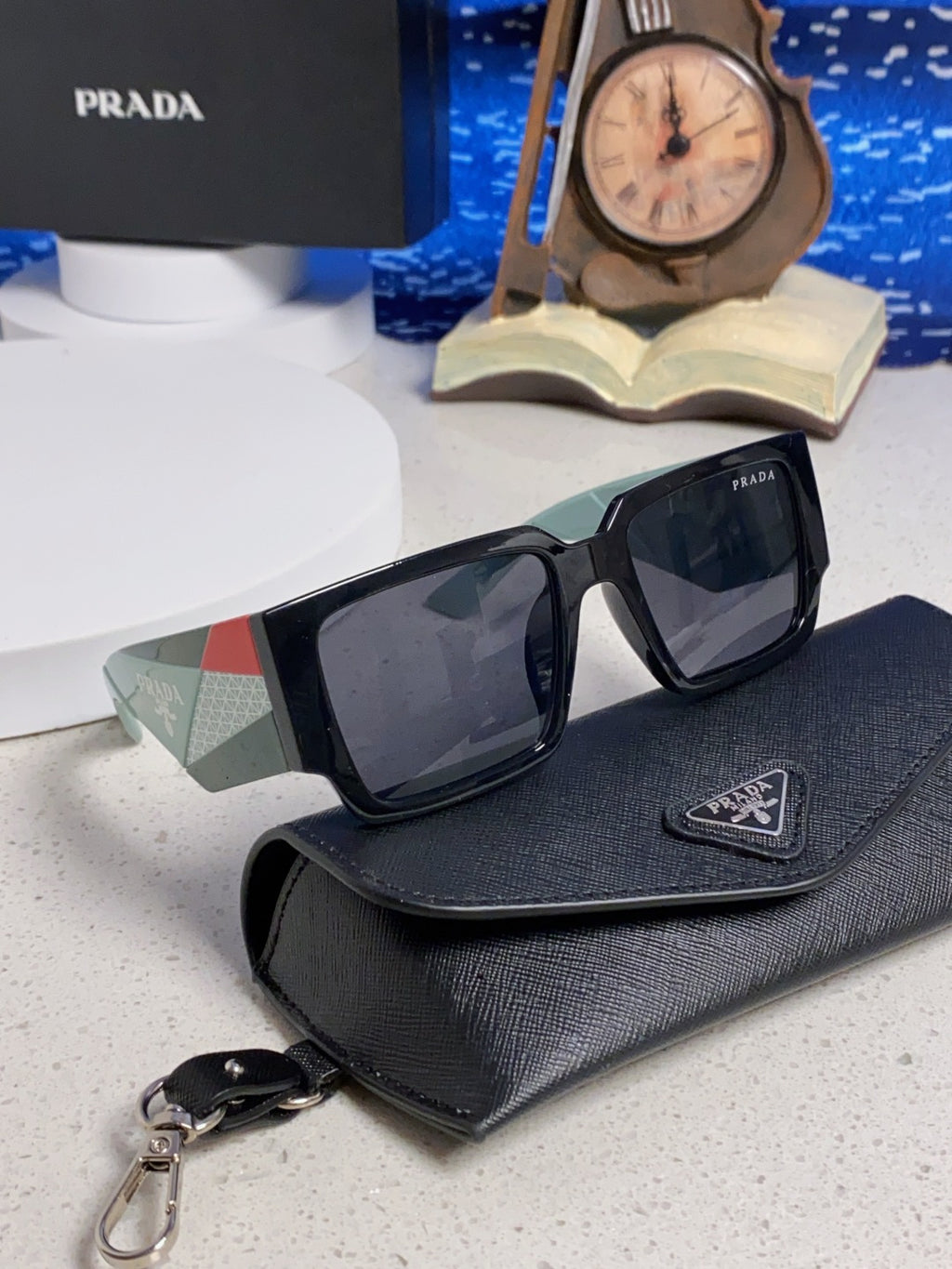 Prada Fashion Black Lens Sunglasses for Men & Women - 382722 - detail image 10