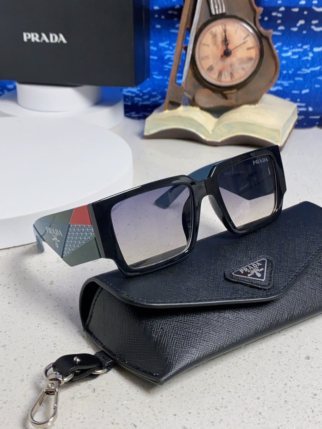 Prada Fashion Silver Lens Sunglasses for Men & Women - 382723 - detail image 10