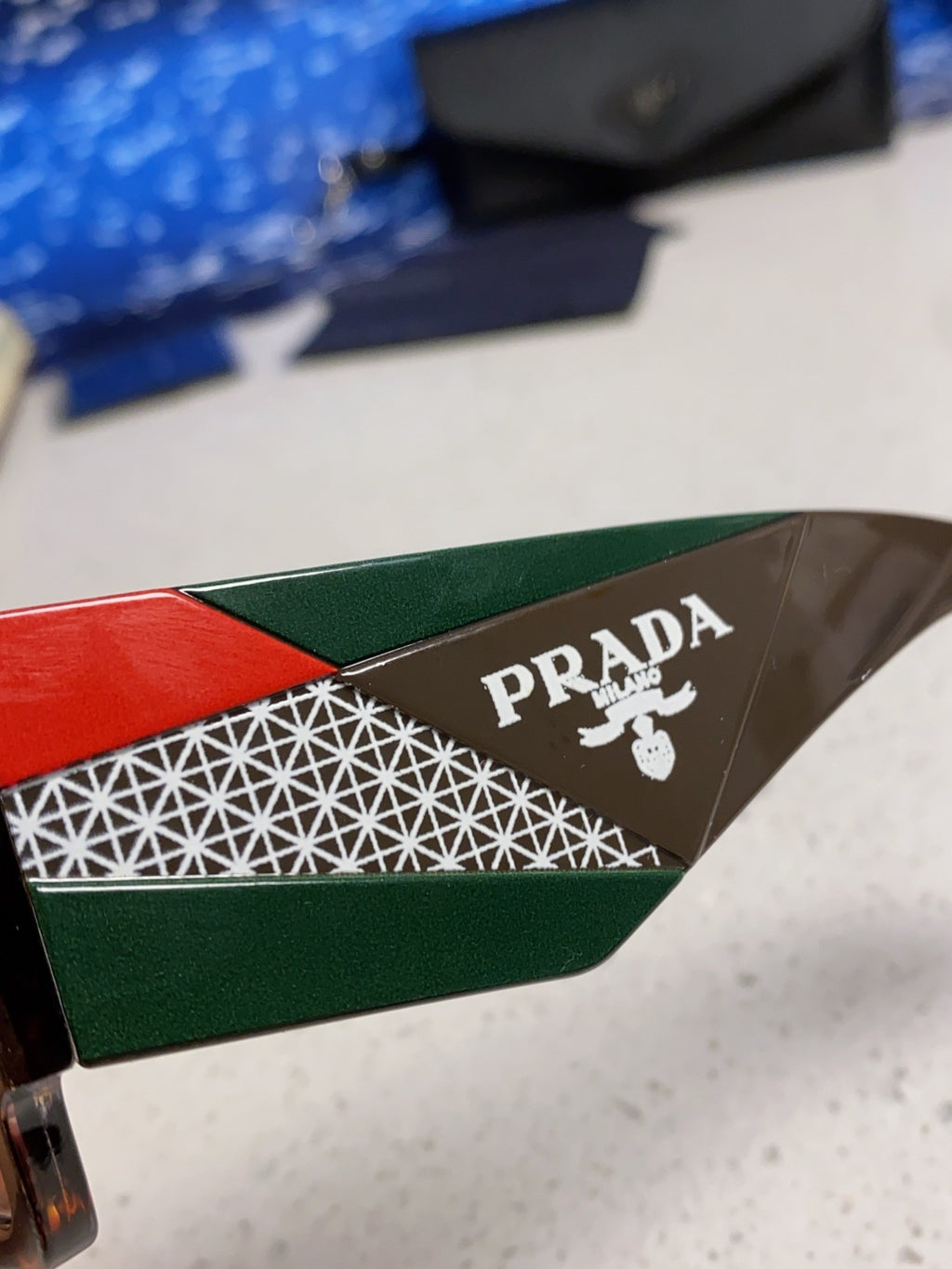 Prada Fashion Brown Lens Sunglasses for Men & Women - 382724 - detail image 7