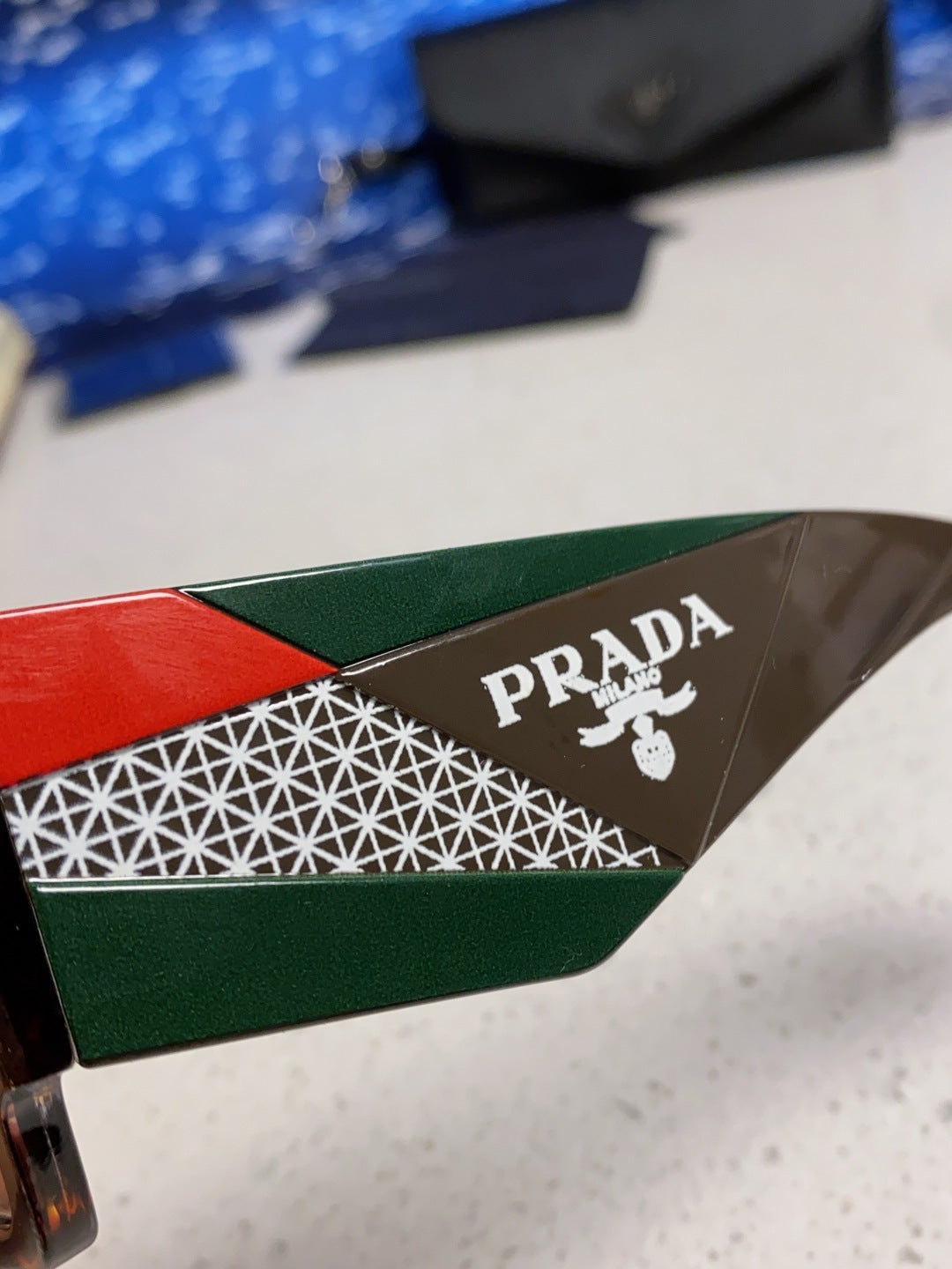 Prada Fashion Brown Lens Sunglasses for Men & Women - 382724 - detail image 7